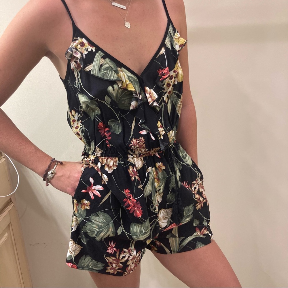 Xhilaration floral romper